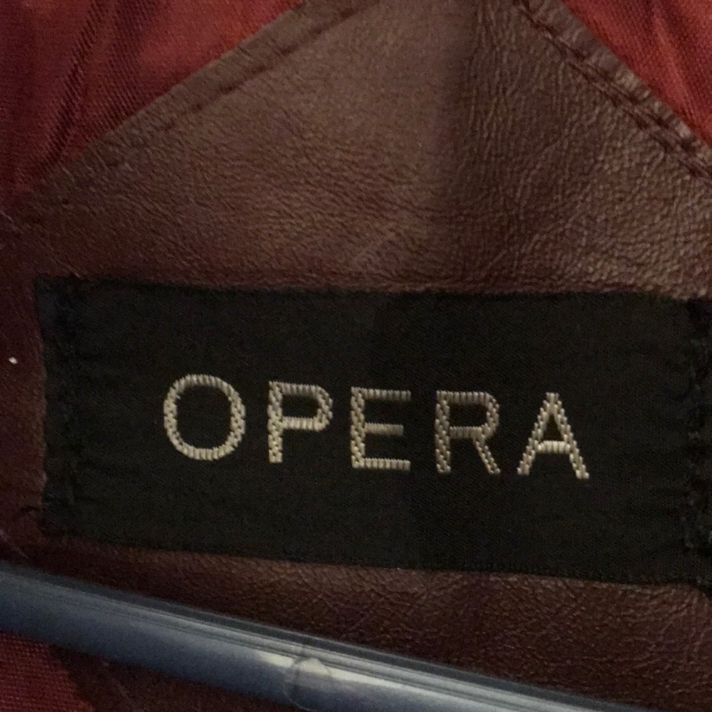 Vintage Opera Red Leather Jacket - image 2